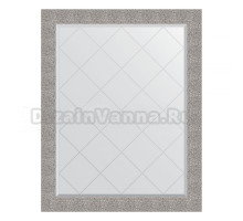 Зеркало Evoform Exclusive-G BY 4367 96х121 чеканка серебряная, в багетной раме, с гравировкой