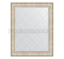 Зеркало Evoform Exclusive-G BY 4383 100х125 виньетка серебро, в багетной раме, с гравировкой