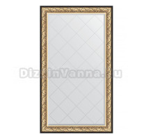 Зеркало Evoform Exclusive-G BY 4423 100х175 барокко золото, в багетной раме, с гравировкой