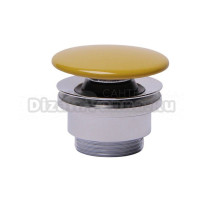 Донный клапан для раковины Plumberia Selection Ixo ceramica XO212SN без перелива, глянцевый сенапе