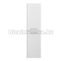 Шкаф-пенал для ванной BelBagno Due 40 подвесной, белый металлик