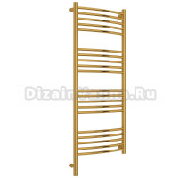 Полотенцесушитель электрический Сунержа Богема 3.1 03-6002-1250 130x55 см, подключение слева, золото, лесенка