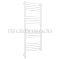 Полотенцесушитель электрический Сунержа Богема 3.1 30-6002-1250 130x55 см, подключение слева, матовый белый, лесенка