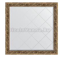 Зеркало Evoform Exclusive-G BY 4442 106х106 фреска, в багетной раме, с гравировкой