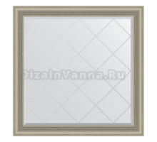 Зеркало Evoform Exclusive-G BY 4450 106х106 хамелеон, в багетной раме, с гравировкой