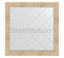 Зеркало Evoform Exclusive-G BY 4451 106х106 золотые дюны, в багетной раме, с гравировкой