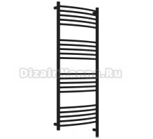 Полотенцесушитель электрический Сунержа Богема 3.1 31-6003-1250 130x55 см, подключение справа, матовый черный, лесенка