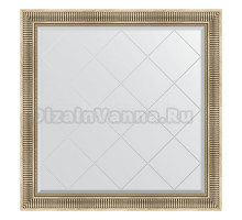 Зеркало Evoform Exclusive-G BY 4454 107х107 серебряный акведук, в багетной раме, с гравировкой