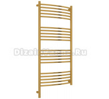 Полотенцесушитель электрический Сунержа Богема 3.1 03-6002-1260 130x65 см, подключение слева, золото, лесенка