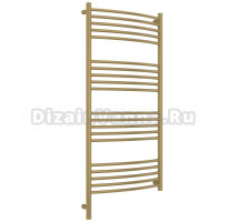 Полотенцесушитель электрический Сунержа Богема 3.1 32-6002-1260 130x65 см, подключение слева, золотой шелк, лесенка