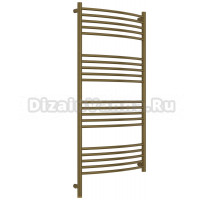 Полотенцесушитель электрический Сунержа Богема 3.1 05-6002-1260 130x65 см, подключение слева, состаренная бронза, лесенка