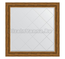 Зеркало Evoform Exclusive-G BY 4462 109х109 травленая бронза, в багетной раме, с гравировкой