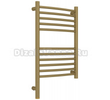 Полотенцесушитель электрический Сунержа Богема 3.1 032-6002-6040 70x45 см, подключение слева, матовое золото, лесенка