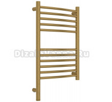 Полотенцесушитель электрический Сунержа Богема 3.1 051-6002-6040 70x45 см, подключение слева, состаренная латунь, лесенка