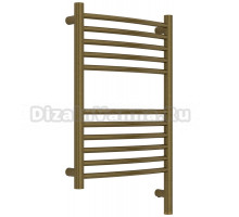 Полотенцесушитель электрический Сунержа Богема 3.1 05-6003-6040 70x45 см, подключение справа, состаренная бронза, лесенка