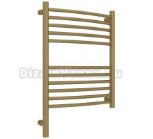Полотенцесушитель электрический Сунержа Богема 3.1 032-6002-6050 70x55 см, подключение слева, матовое золото, лесенка