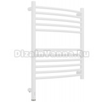 Полотенцесушитель электрический Сунержа Богема 3.1 30-6002-6050 70x55 см, подключение слева, матовый белый, лесенка
