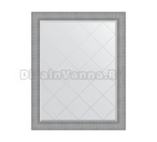 Зеркало Evoform Exclusive-G BY 4549 97х122 серебряная кольчуга, в багетной раме, с гравировкой