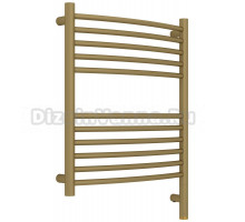 Полотенцесушитель электрический Сунержа Богема 3.1 032-6003-6050 70x55 см, подключение справа, матовое золото, лесенка