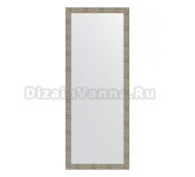 Зеркало напольное Evoform Definite Floor BY 6006 78х197 соты титан, в багетной раме