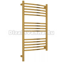 Полотенцесушитель электрический Сунержа Богема 3.1 03-6002-8050 90x55 см, подключение слева, золото, лесенка