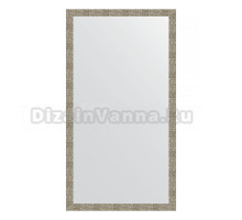 Зеркало напольное Evoform Definite Floor BY 6018 108x197 соты титан, в багетной раме