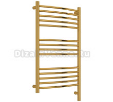 Полотенцесушитель электрический Сунержа Богема 3.1 03-6003-8050 90x55 см, подключение справа, золото, лесенка