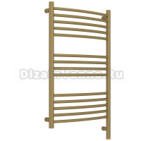 Полотенцесушитель электрический Сунержа Богема 3.1 032-6003-8050 90x55 см, подключение справа, матовое золото, лесенка