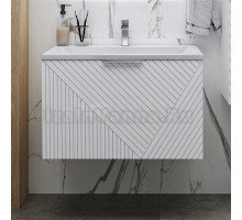 Тумба под раковину без столешницы Grossman Блисс 100 матовая белая