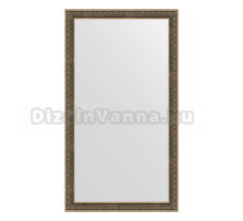Зеркало напольное Evoform Definite Floor BY 6036 114x204 вензель серебряный, в багетной раме