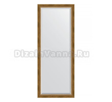 Зеркало напольное Evoform Exclusive Floor BY 6103 78x198 состаренная бронза с плетением, в багетной раме, с фацетом