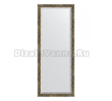 Зеркало напольное Evoform Exclusive Floor BY 6105 78x198 старое дерево с плетением, в багетной раме, с фацетом
