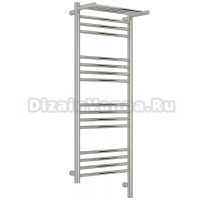 Полотенцесушитель электрический Сунержа Богема 3.1 00-6007-1040 110x45 см, подключение справа, без покрытия, лесенка, с полкой