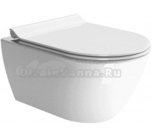 Унитаз подвесной GSI Pura 8815FR511 глянцевый белый