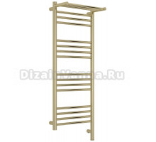 Полотенцесушитель электрический Сунержа Богема 3.1 020-6007-1040 110x45 см, подключение справа, шампань, лесенка, с полкой