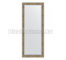 Зеркало напольное Evoform Exclusive Floor BY 6113 80х200 виньетка античное серебро, в багетной раме, с фацетом