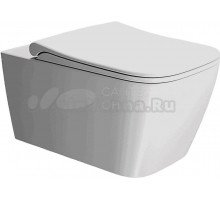 Унитаз подвесной GSI Nubes 9615FR509 матовый белый