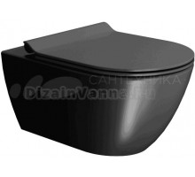 Унитаз подвесной GSI Pura 8815FR526 матовый черный