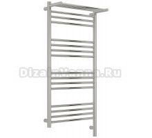 Полотенцесушитель электрический Сунержа Богема 3.1 00-6007-1050 110x55 см, подключение справа, без покрытия, лесенка, с полкой