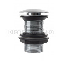 Донный клапан для раковины IDDIS Slide SLIBC10i88 без перелива, матовый хром