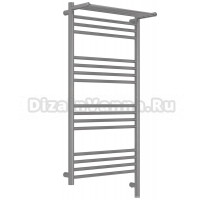 Полотенцесушитель электрический Сунержа Богема 3.1 071-6007-1050 110x55 см, подключение справа, сатин, лесенка, с полкой