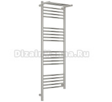 Полотенцесушитель электрический Сунержа Богема 3.1 00-6006-1240 130x45 см, подключение слева, без покрытия, лесенка, с полкой