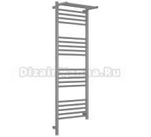 Полотенцесушитель электрический Сунержа Богема 3.1 071-6006-1240 130x45 см, подключение слева, сатин, лесенка, с полкой