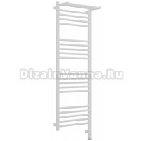 Полотенцесушитель электрический Сунержа Богема 3.1 30-6007-1240 130x45 см, подключение справа, матовый белый, лесенка, с полкой
