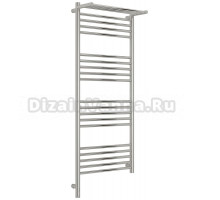 Полотенцесушитель электрический Сунержа Богема 3.1 00-6006-1250 130x55 см, подключение слева, без покрытия, лесенка, с полкой