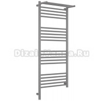 Полотенцесушитель электрический Сунержа Богема 3.1 071-6006-1250 130x55 см, подключение слева, сатин, лесенка, с полкой