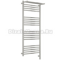 Полотенцесушитель электрический Сунержа Богема 3.1 00-6007-1250 130x55 см, подключение справа, без покрытия, лесенка, с полкой
