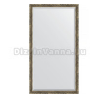 Зеркало напольное Evoform Exclusive Floor BY 6145 108x198 старое дерево с плетением, в багетной раме, с фацетом