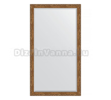 Зеркало напольное Evoform Exclusive Floor BY 6152 110х200 виньетка бронзовая, в багетной раме, с фацетом