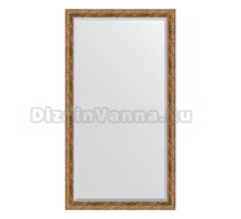 Зеркало напольное Evoform Exclusive Floor BY 6154 110х200 виньетка античная бронза, в багетной раме, с фацетом